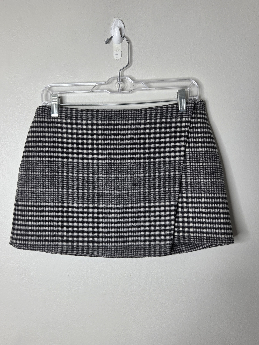 Abercrombie & Fitch Wool Blend Plaid Mini Skirt